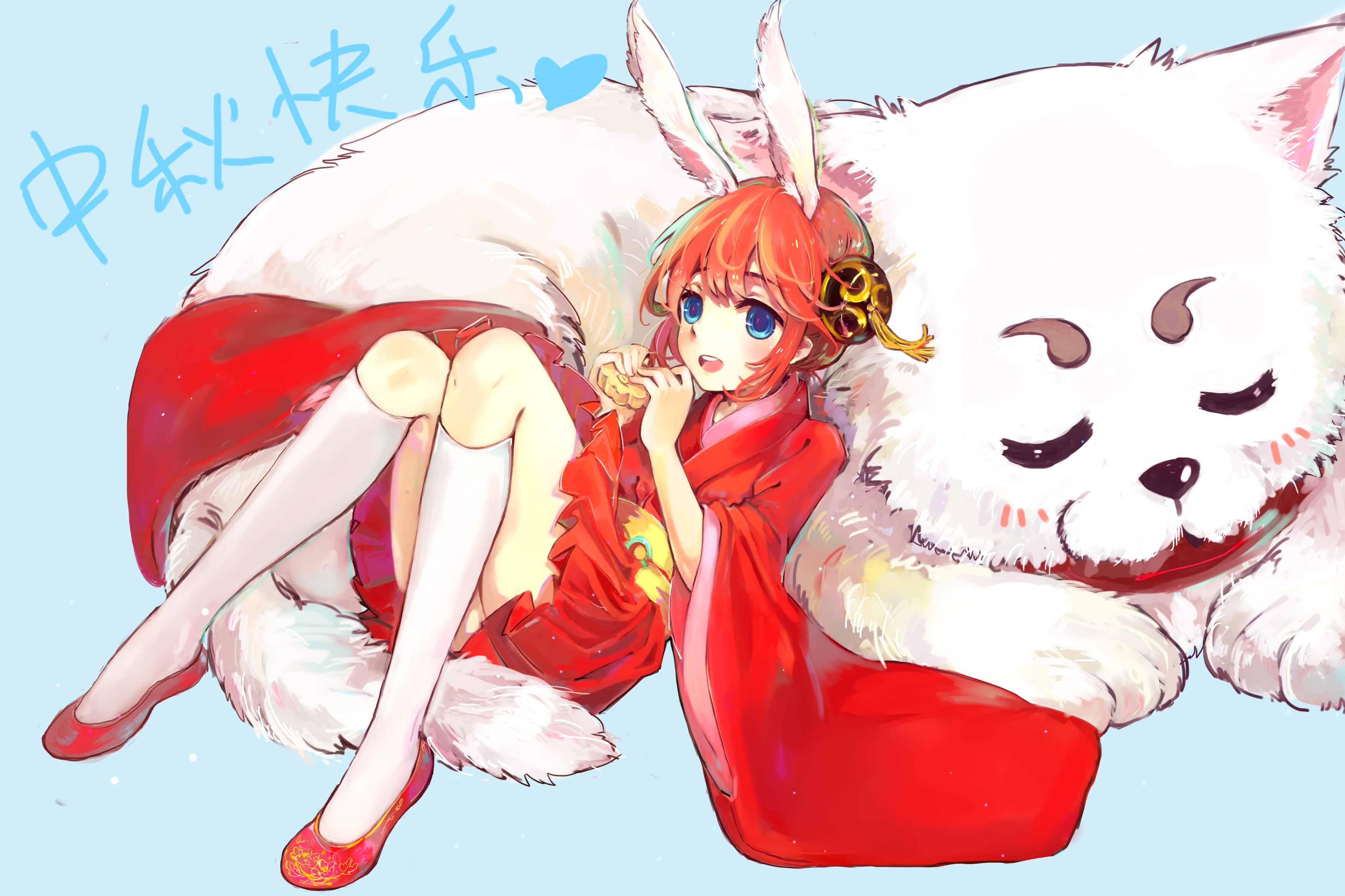 银魂神乐 动漫电脑壁纸下载(1)