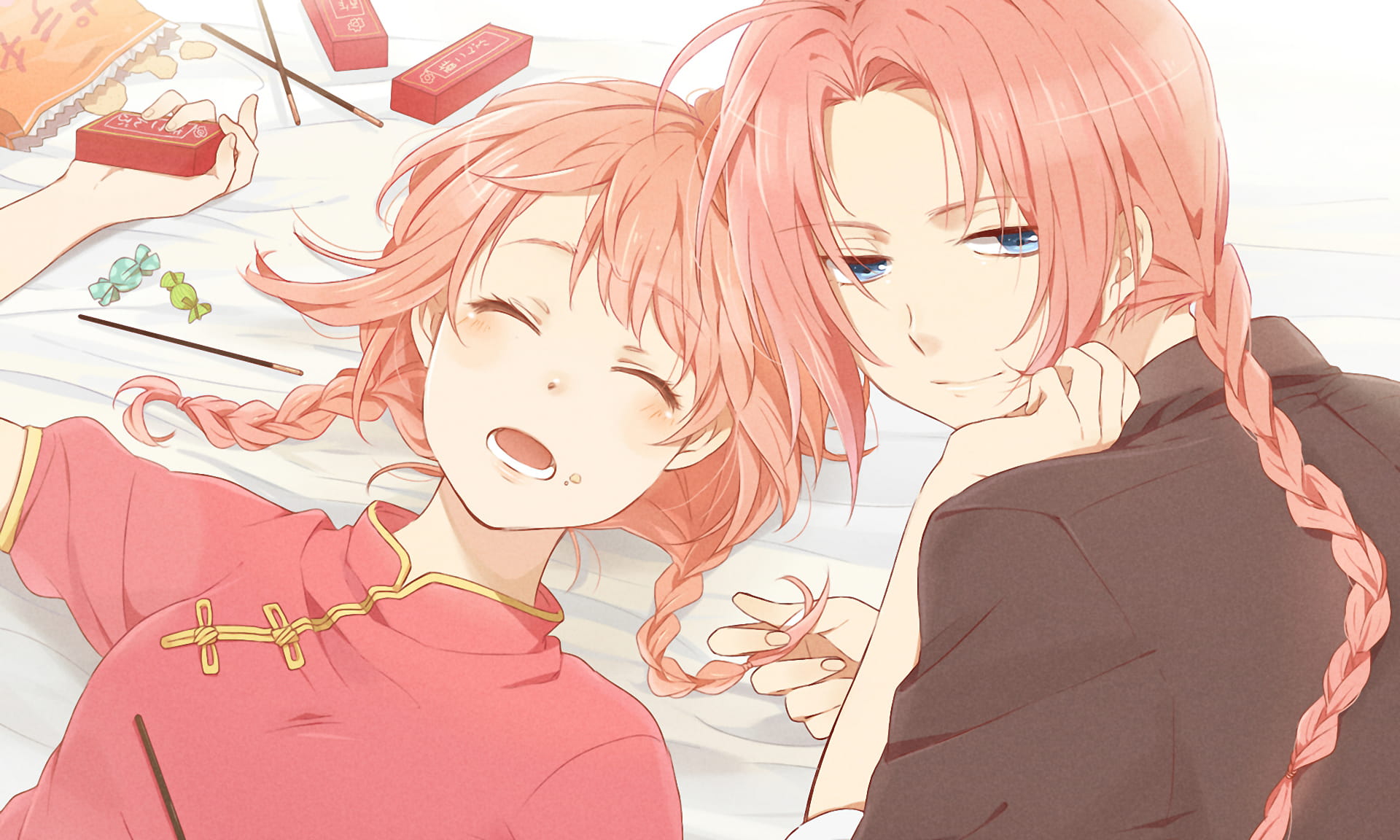 银魂神乐 动漫电脑壁纸下载(1)