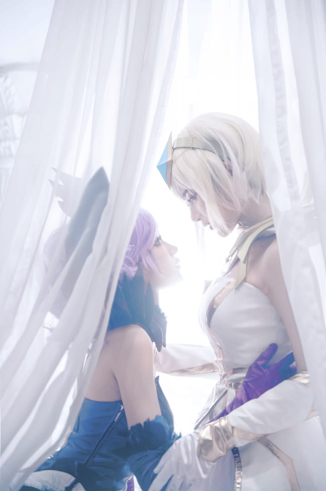 英雄联盟大 元素使拉克丝 光&暗 高清cos写真