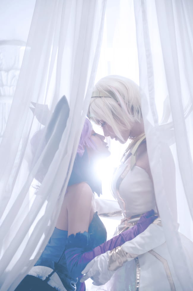 英雄联盟大 元素使拉克丝 光&暗 高清cos写真