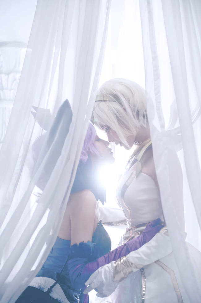 英雄联盟大 元素使拉克丝 光&暗 高清cos写真