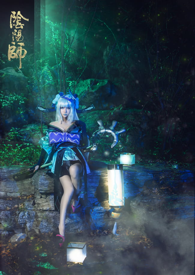 网易手游阴阳师 青行灯 cosplay