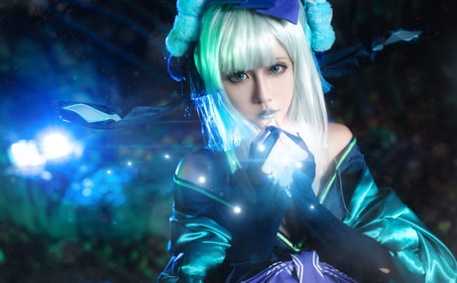 网易手游阴阳师 青行灯 cosplay