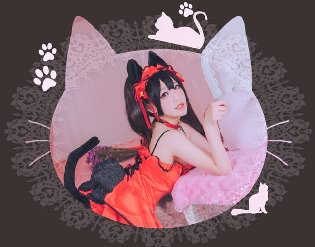 约会大作战 猫娘折纸&狂三超萌COS