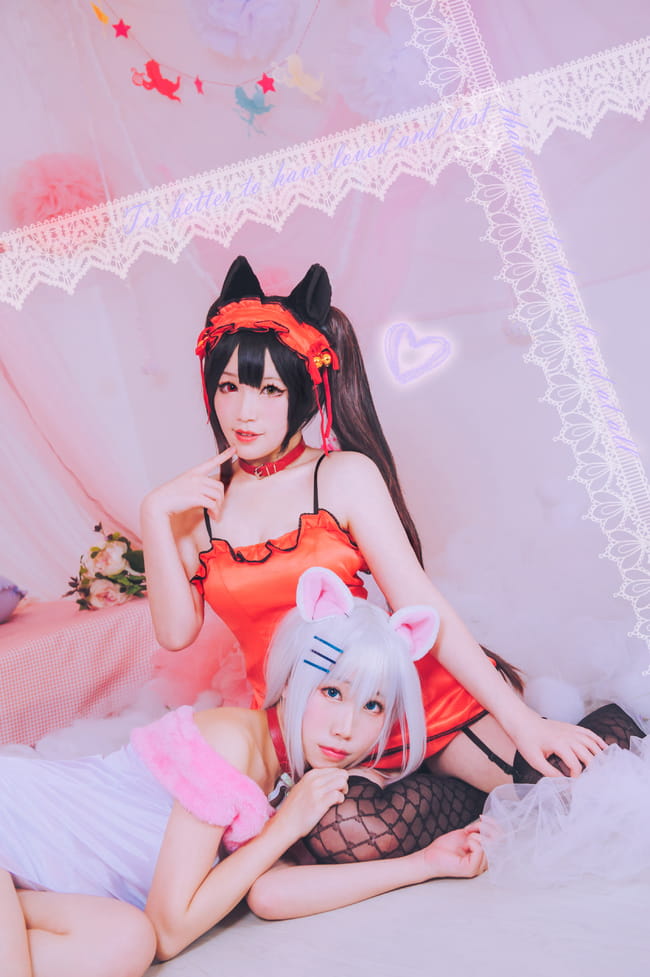 约会大作战 猫娘折纸&狂三超萌COS