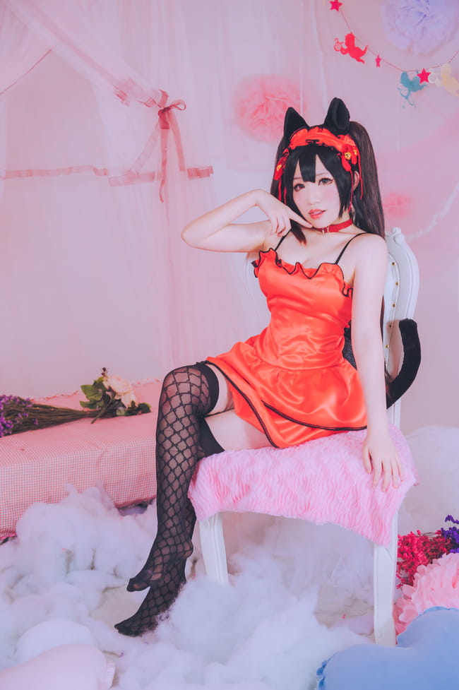 约会大作战 猫娘折纸&狂三超萌COS