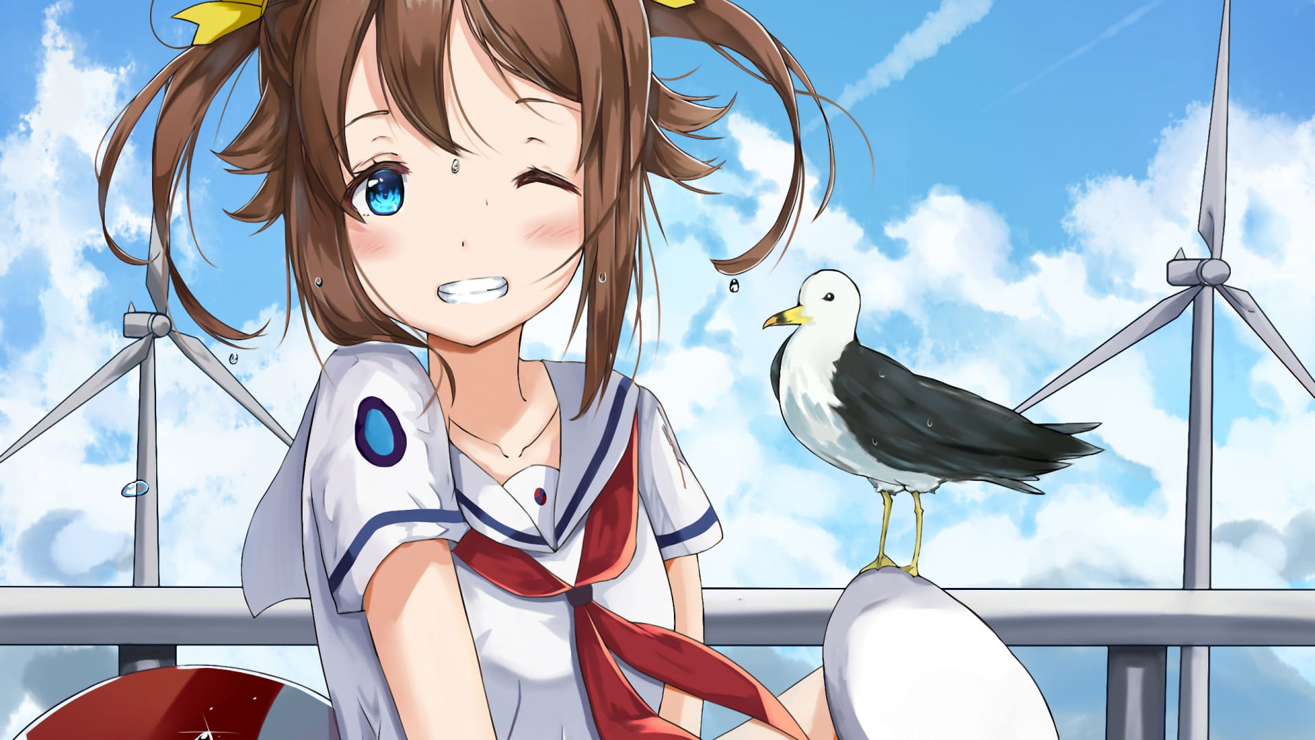 青春波纹高校舰队 动漫电脑壁纸