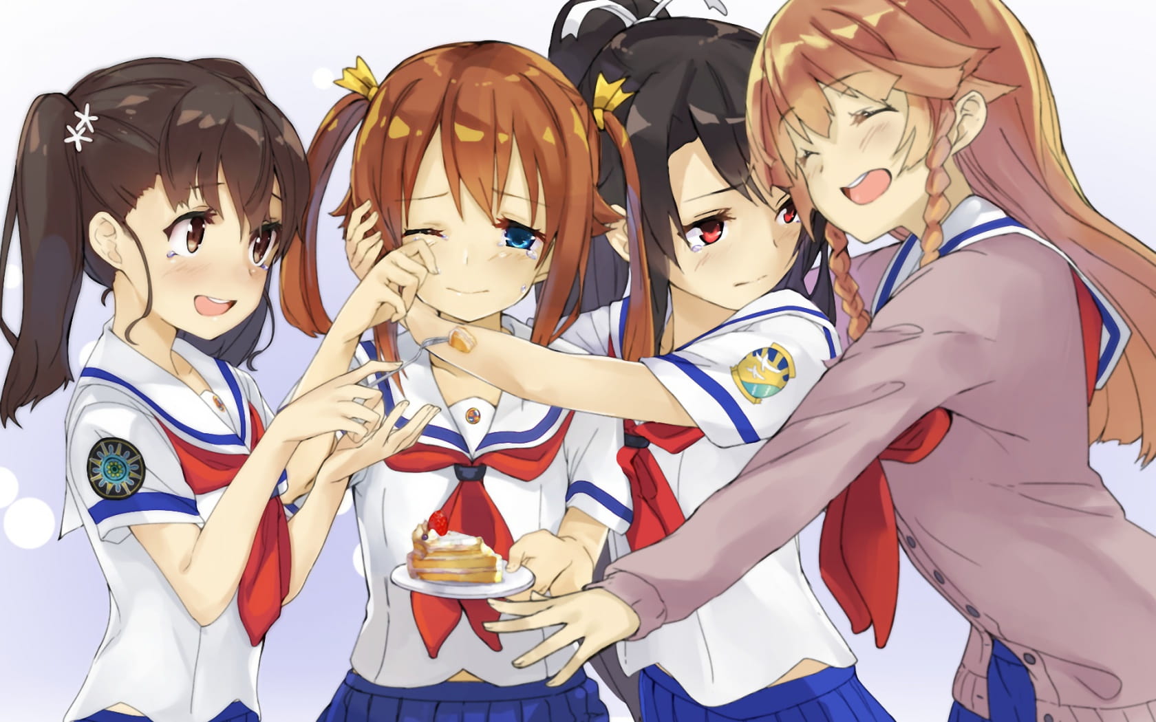 青春波纹高校舰队 动漫电脑壁纸