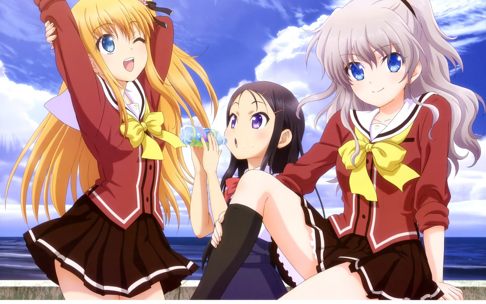 Charlotte夏洛特 友利奈绪动漫电脑壁纸(1)