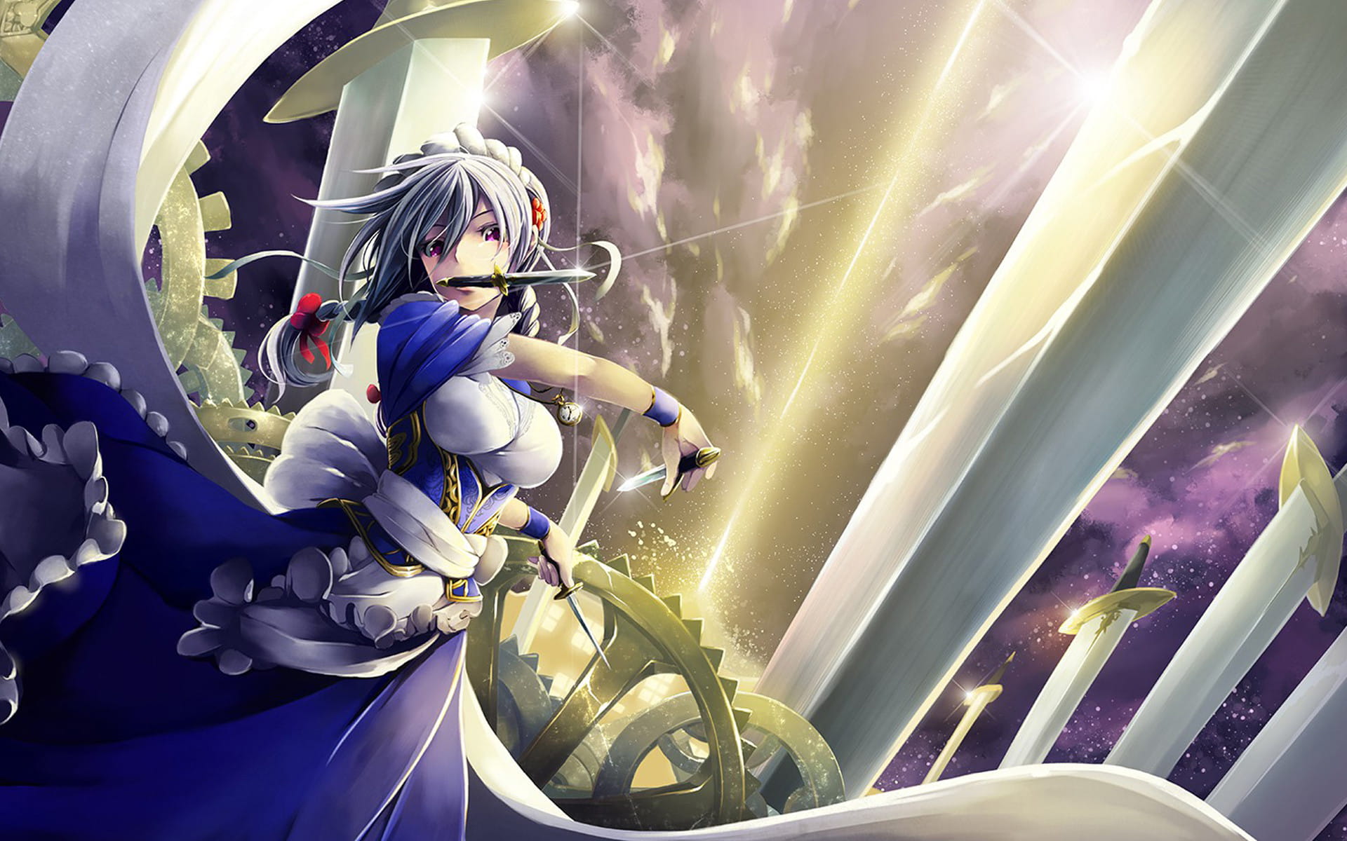 女仆十六夜咲夜 电脑壁纸下载(1)