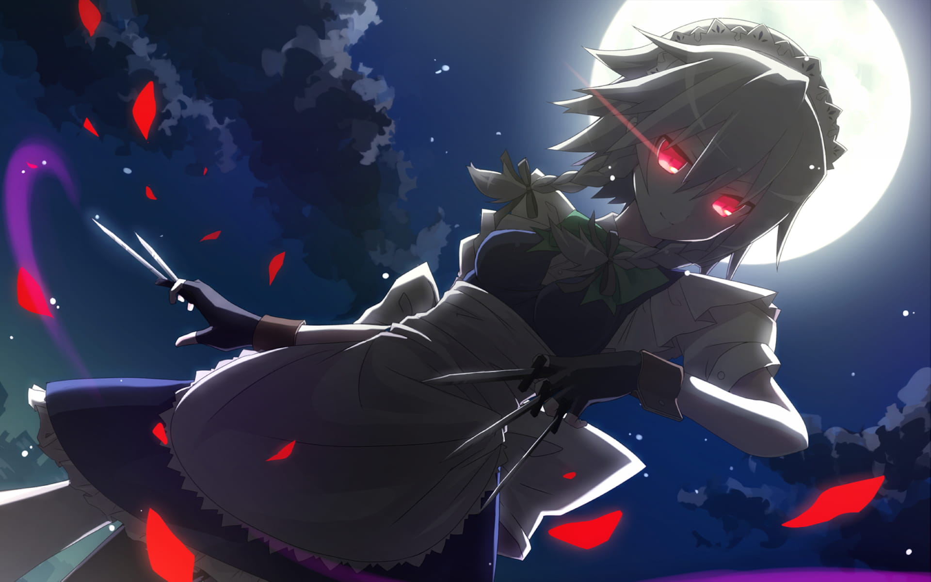 女仆十六夜咲夜 电脑壁纸下载(1)