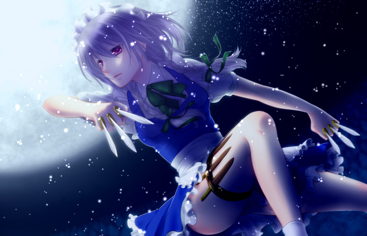 女仆十六夜咲夜 电脑壁纸下载(1)