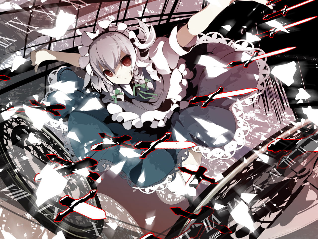 女仆十六夜咲夜 电脑壁纸下载(1)