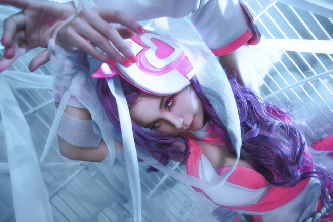 王者荣耀 爱心护理 荆轲 cosplay