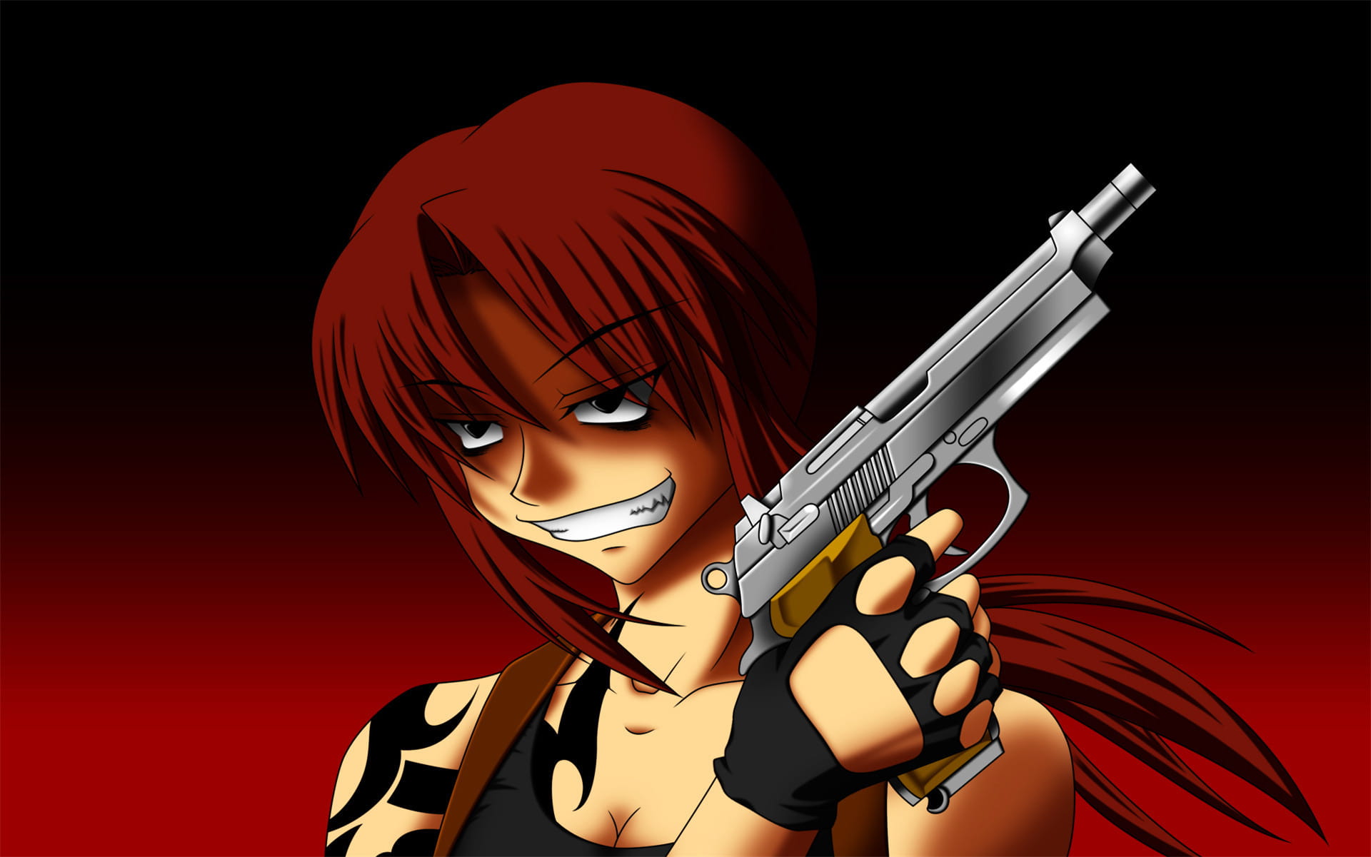 日本帅气动漫 黑礁高清电脑壁纸下载(1)