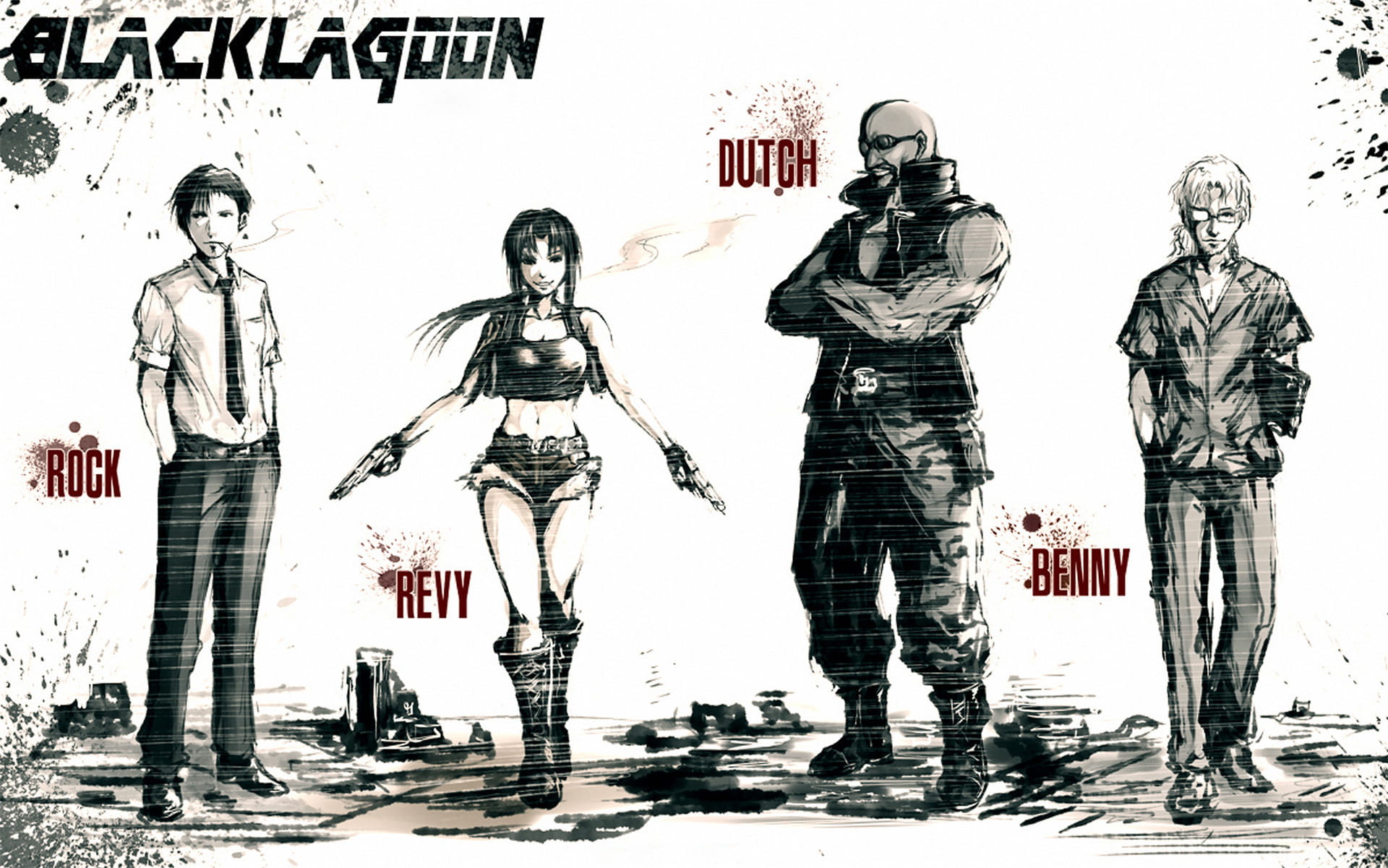 日本帅气动漫 黑礁高清电脑壁纸下载(1)