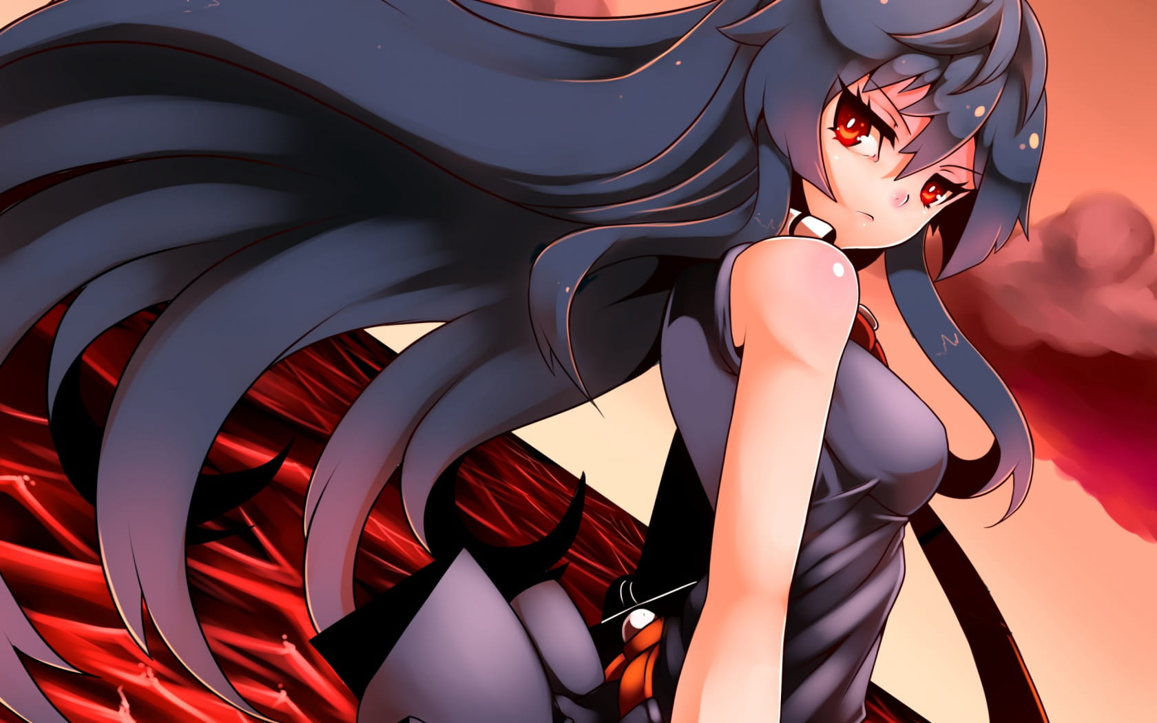 血色的亡国 斩！赤红之瞳电脑壁纸(1)