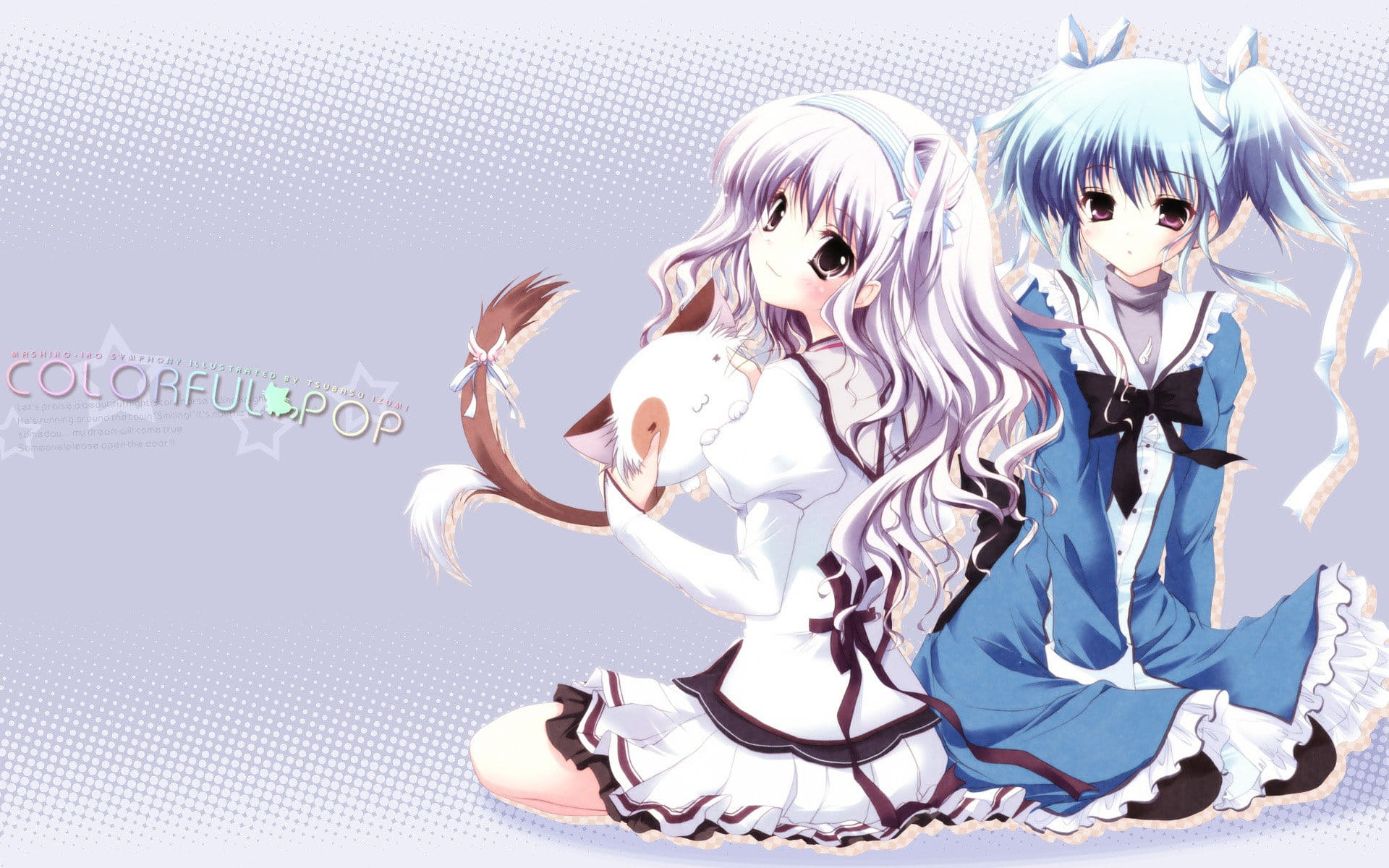 纯白交响曲天羽美羽 动漫少女电脑壁纸(1)