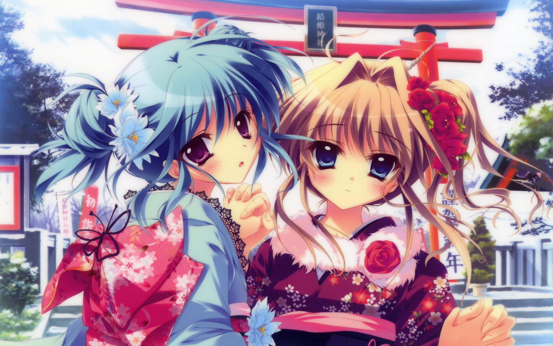 纯白交响曲天羽美羽 动漫少女电脑壁纸(1)