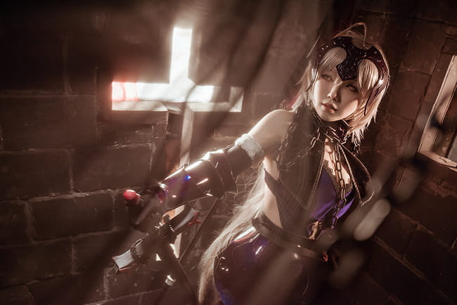 黑暗势力登场 黑化贞德&黑化saber cosplay(1)