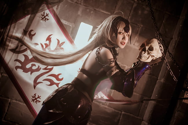 黑暗势力登场 黑化贞德&黑化saber cosplay(1)