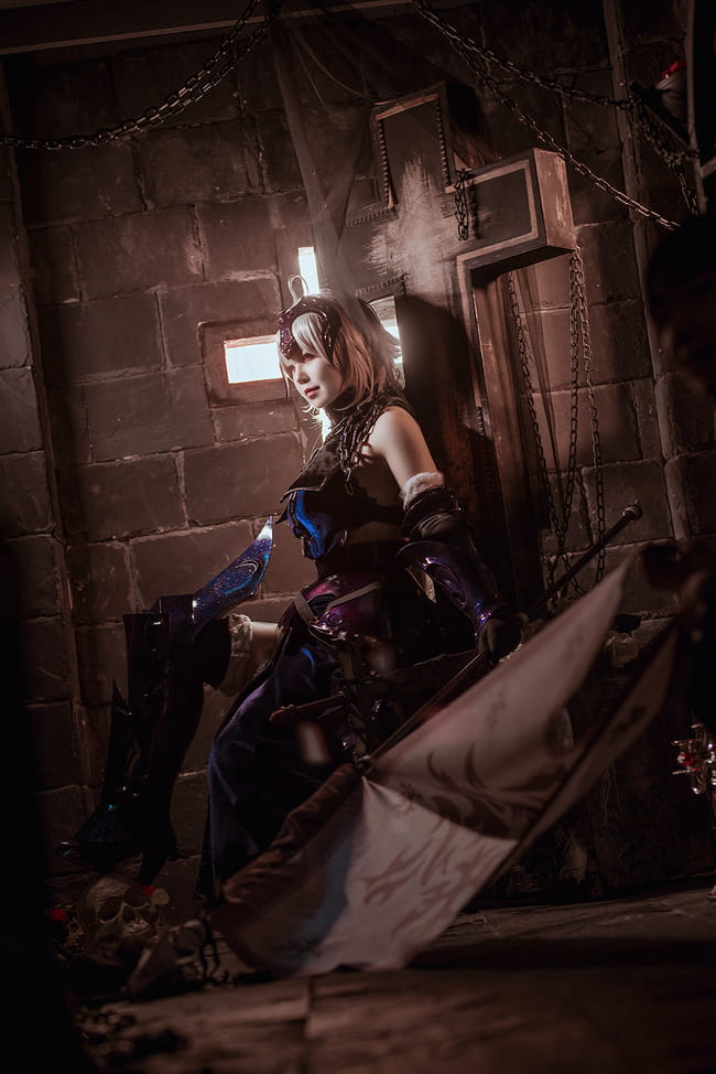 黑暗势力登场 黑化贞德&黑化saber cosplay(1)