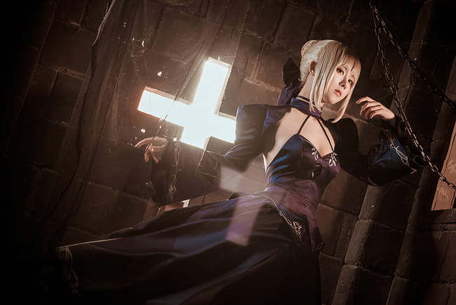 黑暗势力登场 黑化贞德&黑化saber cosplay(1)