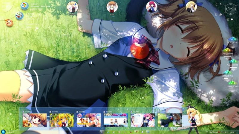 灰色的乐园 win7电脑桌面主题下载