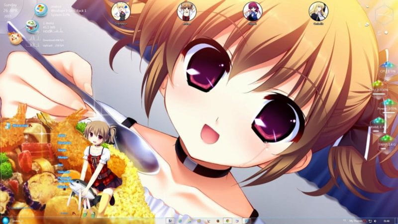 灰色的乐园 win7电脑桌面主题下载