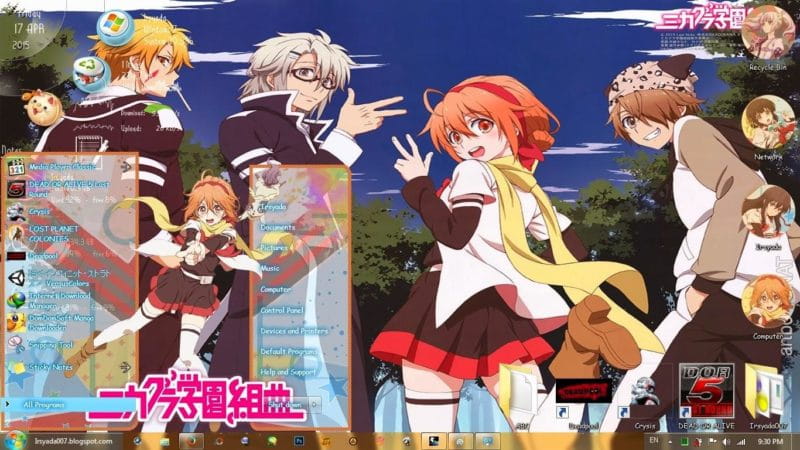 御神乐学园组曲 win7电脑桌面主题下载