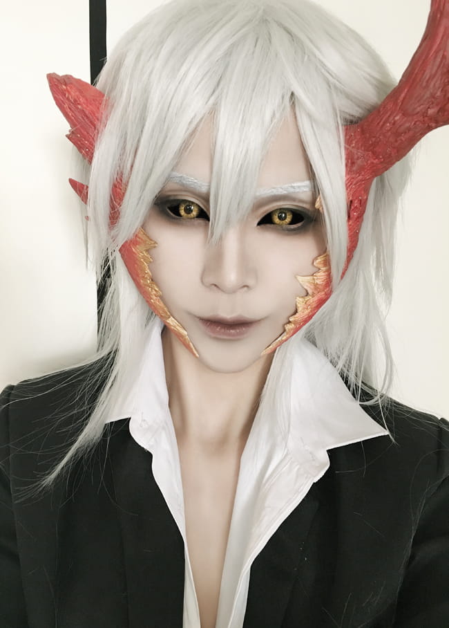 阴阳师茨木童子 COS妆面教程