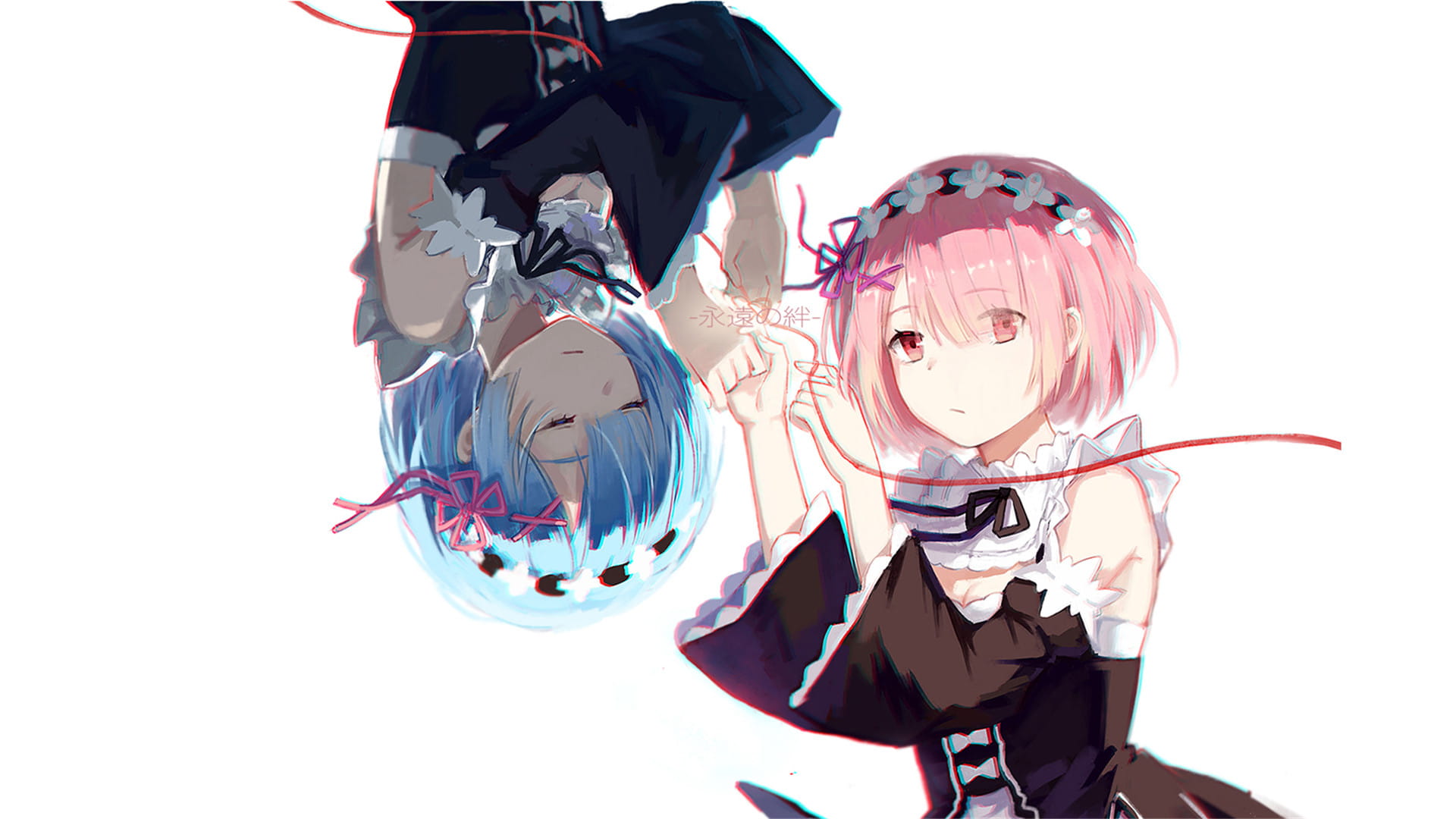 从零开始的异世界生活 拉姆蕾姆 动漫电脑壁纸下载(1)