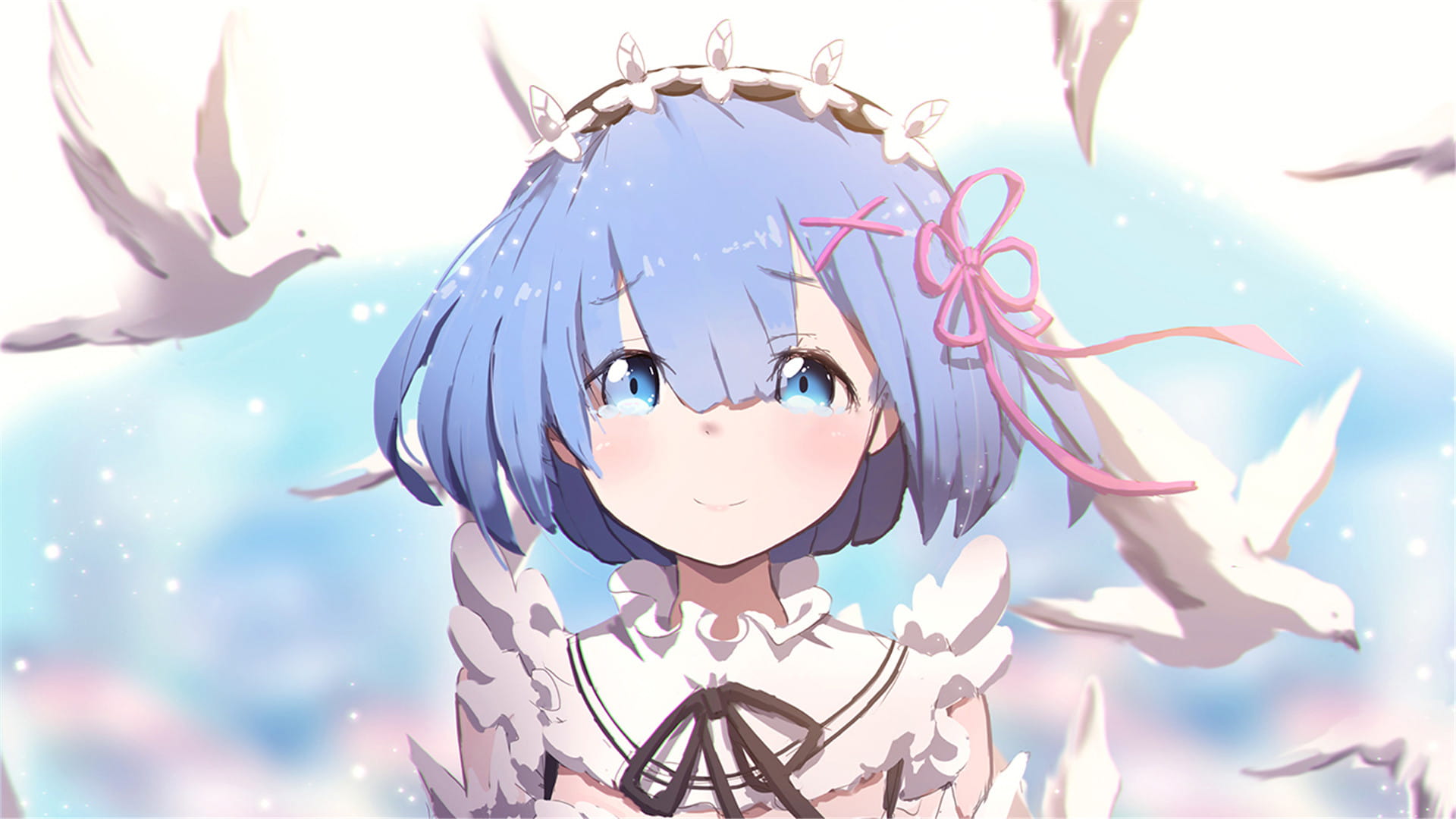 从零开始的异世界生活 拉姆蕾姆 动漫电脑壁纸下载(1)