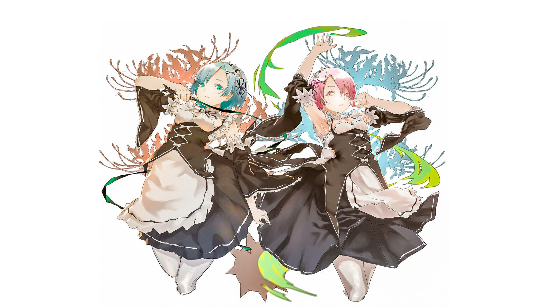 从零开始的异世界生活 拉姆蕾姆 动漫电脑壁纸下载(1)