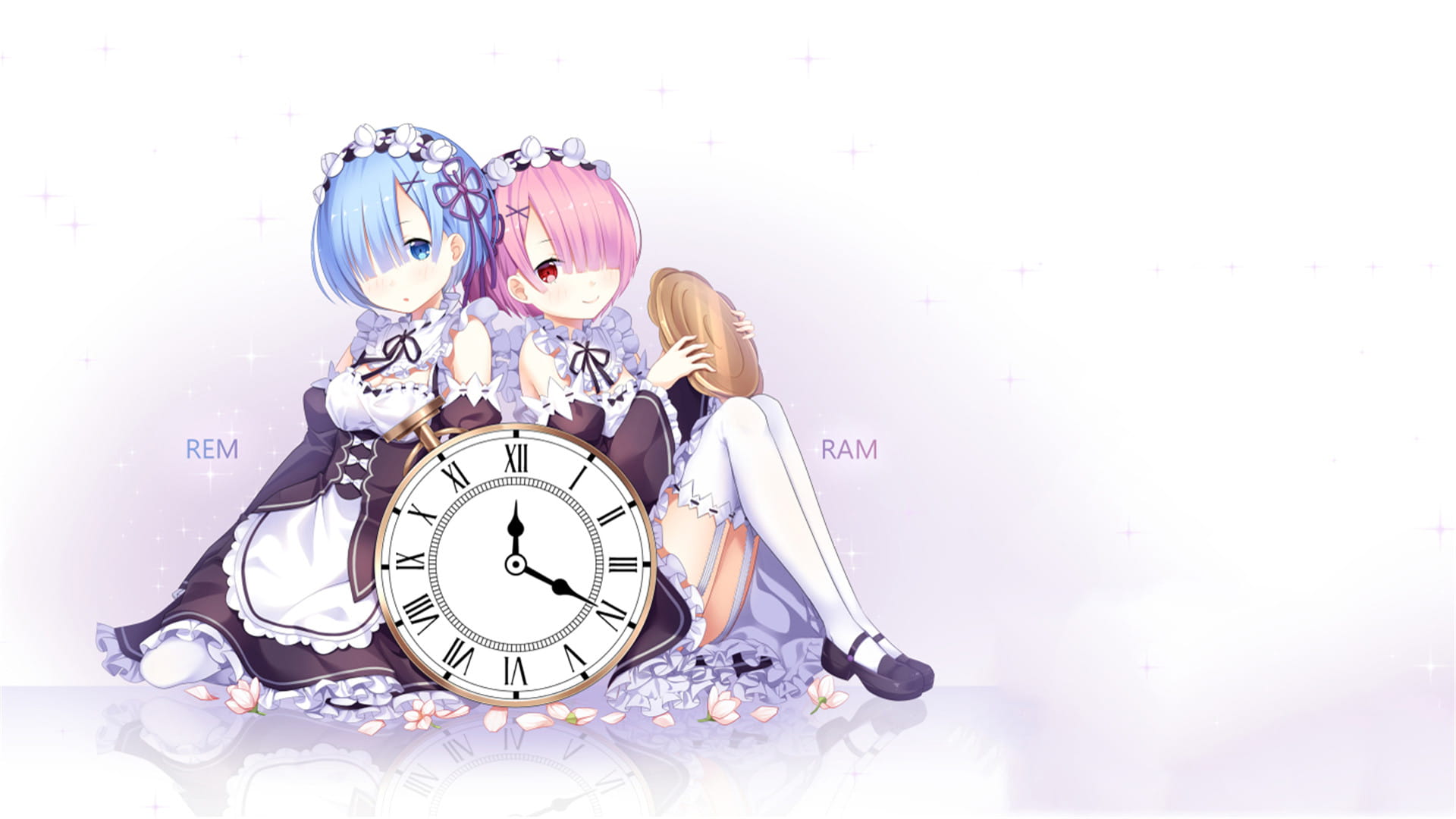 从零开始的异世界生活 拉姆蕾姆 动漫电脑壁纸下载(1)