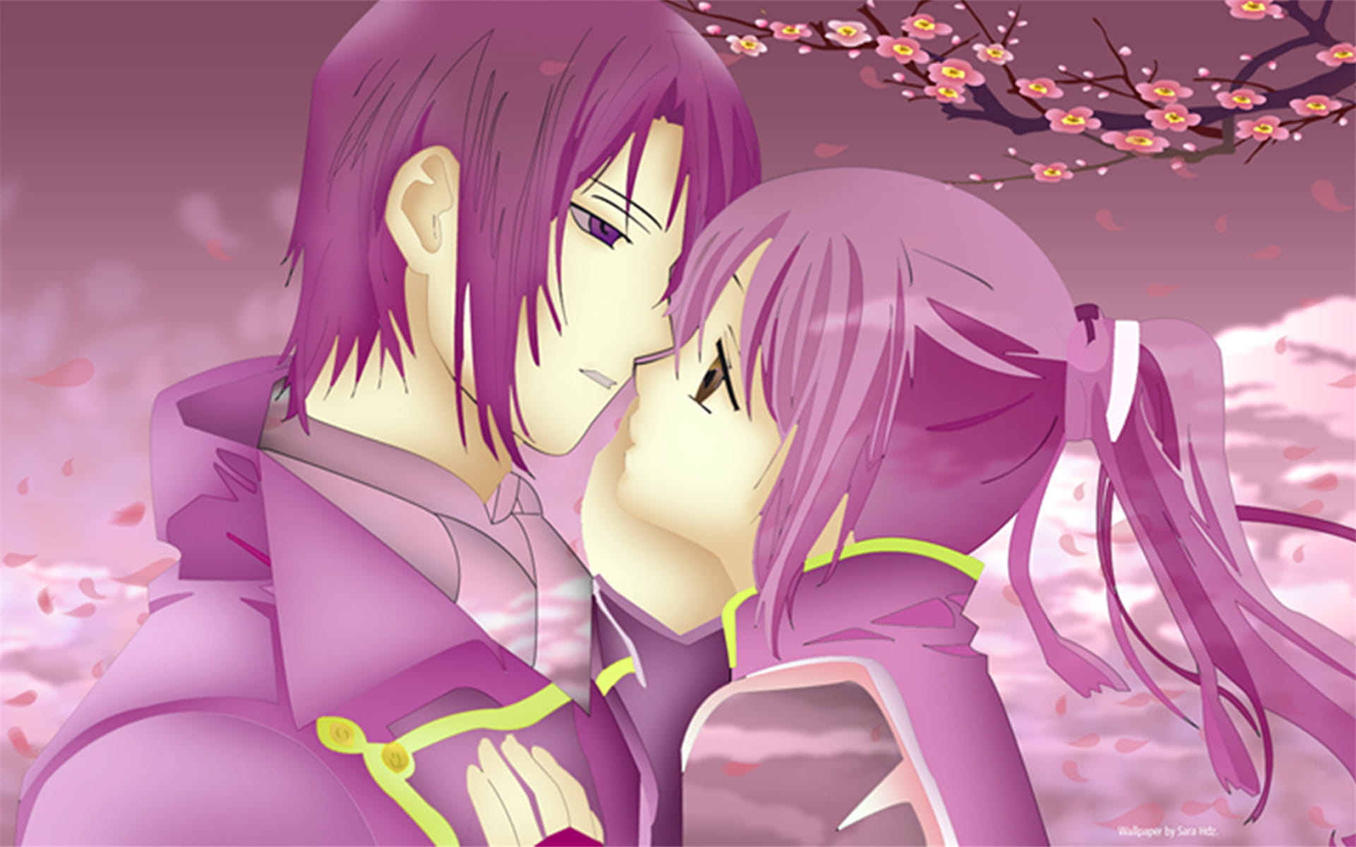 薄樱鬼 动漫电脑壁纸桌面下载(1)