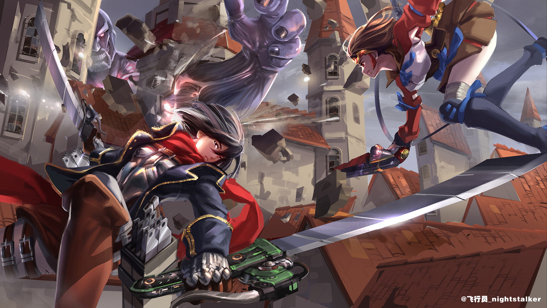 只要有你在我就无所不能 三笠电脑壁纸(1)