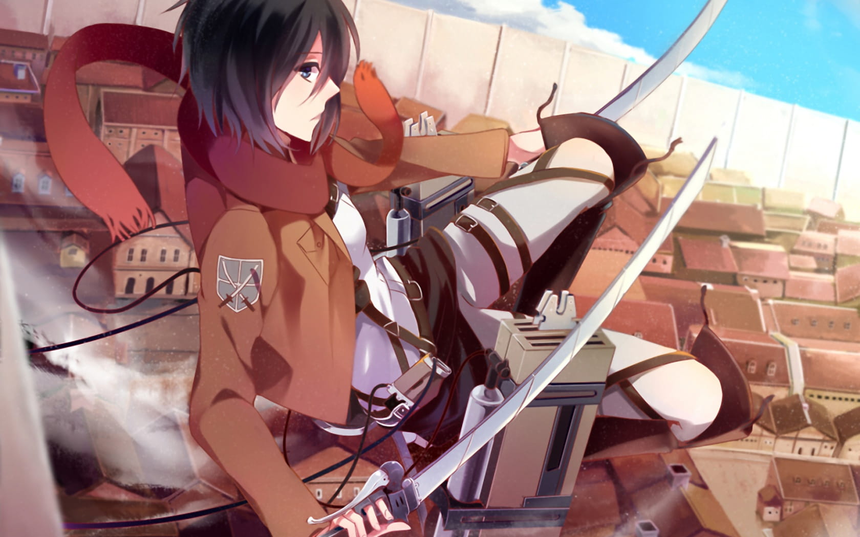 只要有你在我就无所不能 三笠电脑壁纸(1)