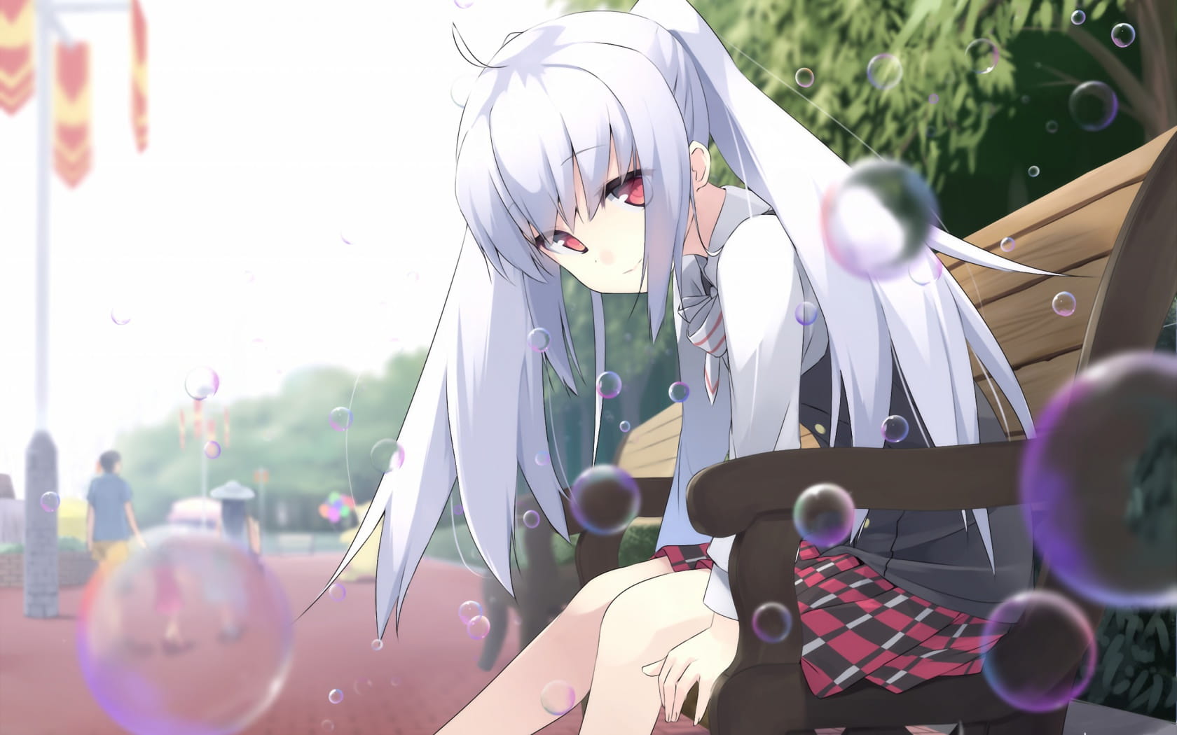 可塑性记忆 银发少女艾拉电脑壁纸下载(1)