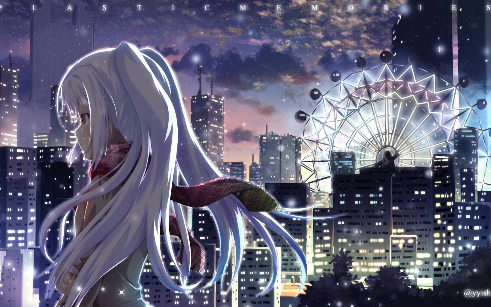 可塑性记忆 银发少女艾拉电脑壁纸下载(1)