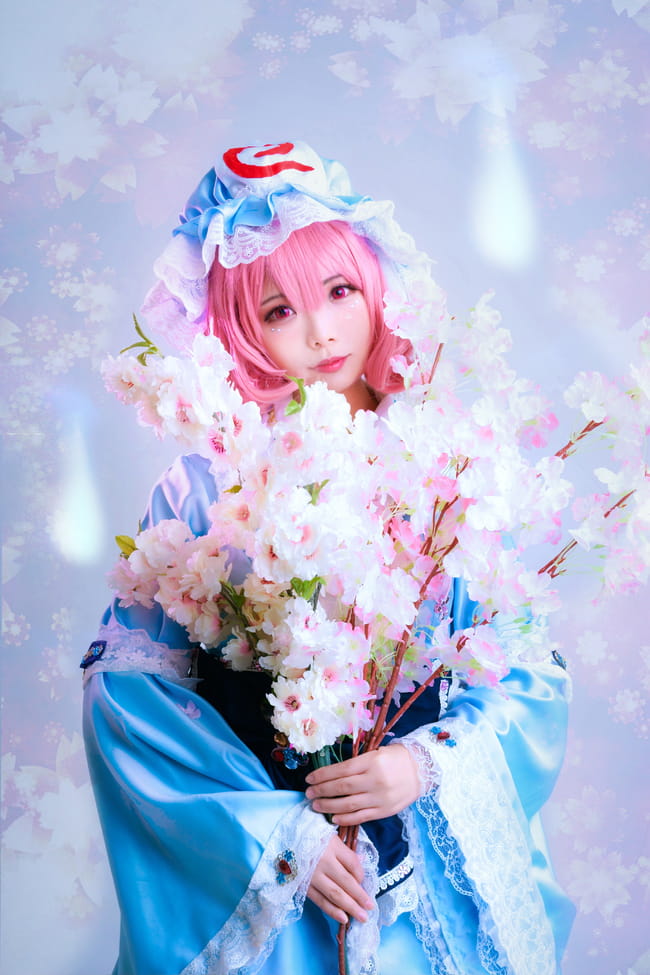 东方Project化蝶之梦 西行寺幽幽子COS