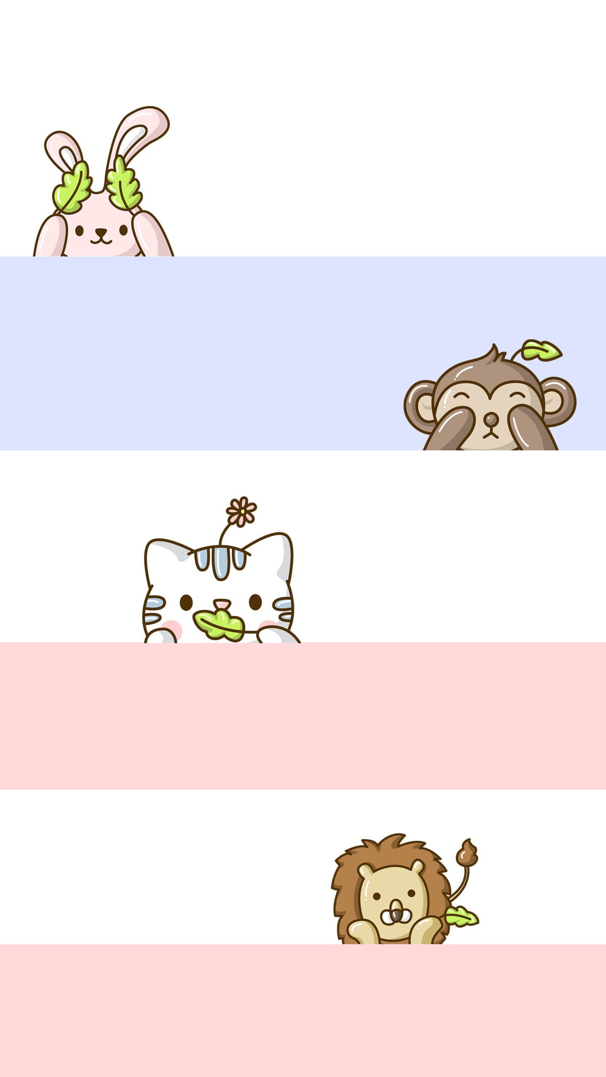 卡通萌萌哒 简简单单的卡通手机壁纸(1)