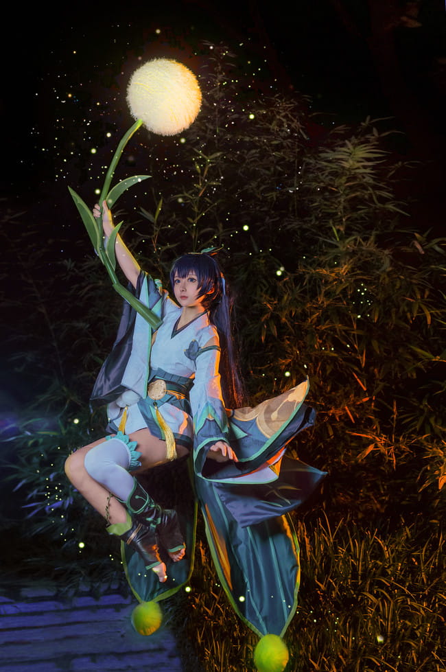 爸爸再奶我一口 网易手游阴阳师 莹草 cosplay(1)