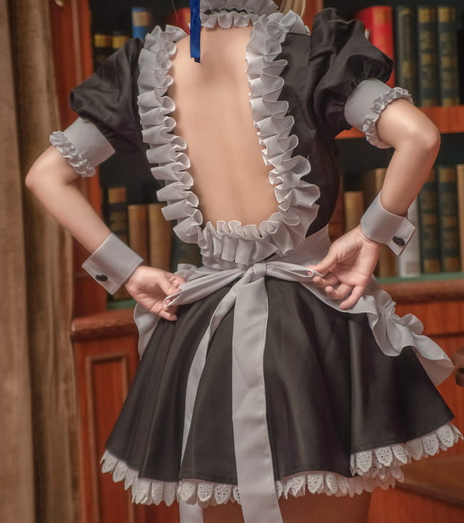 fate/stay night saber&远坂凛 女仆 cos