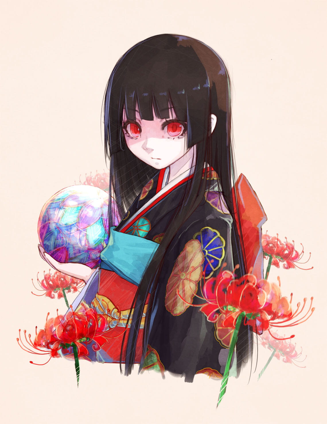 地狱少女阎魔爱 手机壁纸萌图经典语录下载(1)