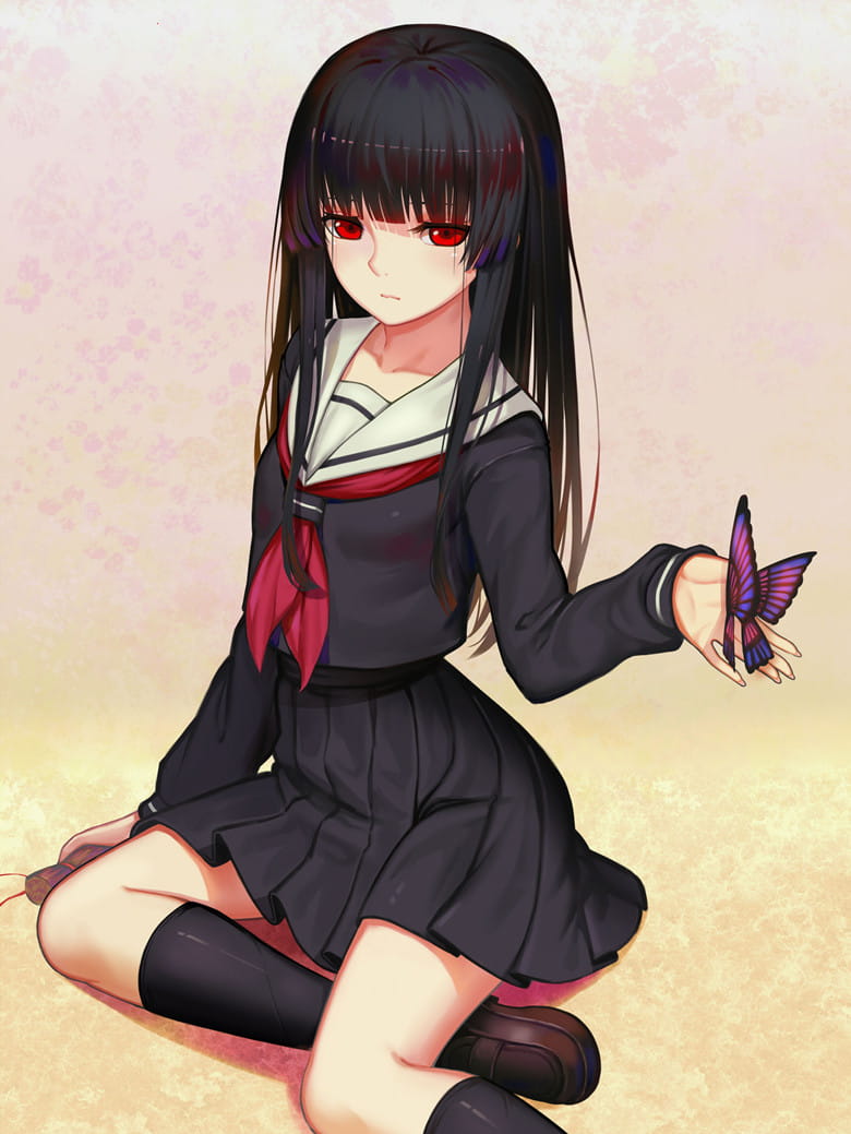 地狱少女阎魔爱 手机壁纸萌图经典语录下载(1)