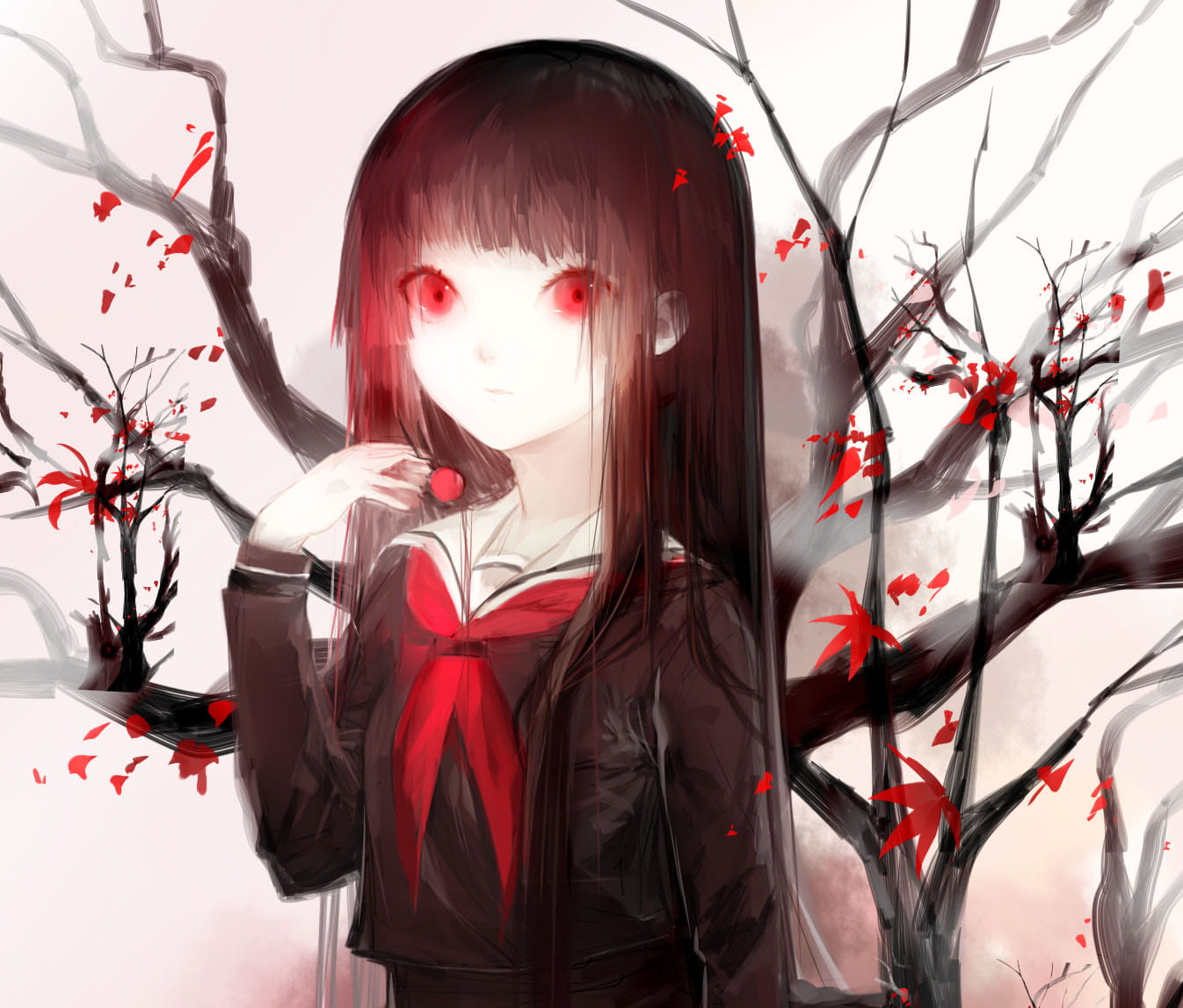 地狱少女阎魔爱 手机壁纸萌图经典语录下载(1)