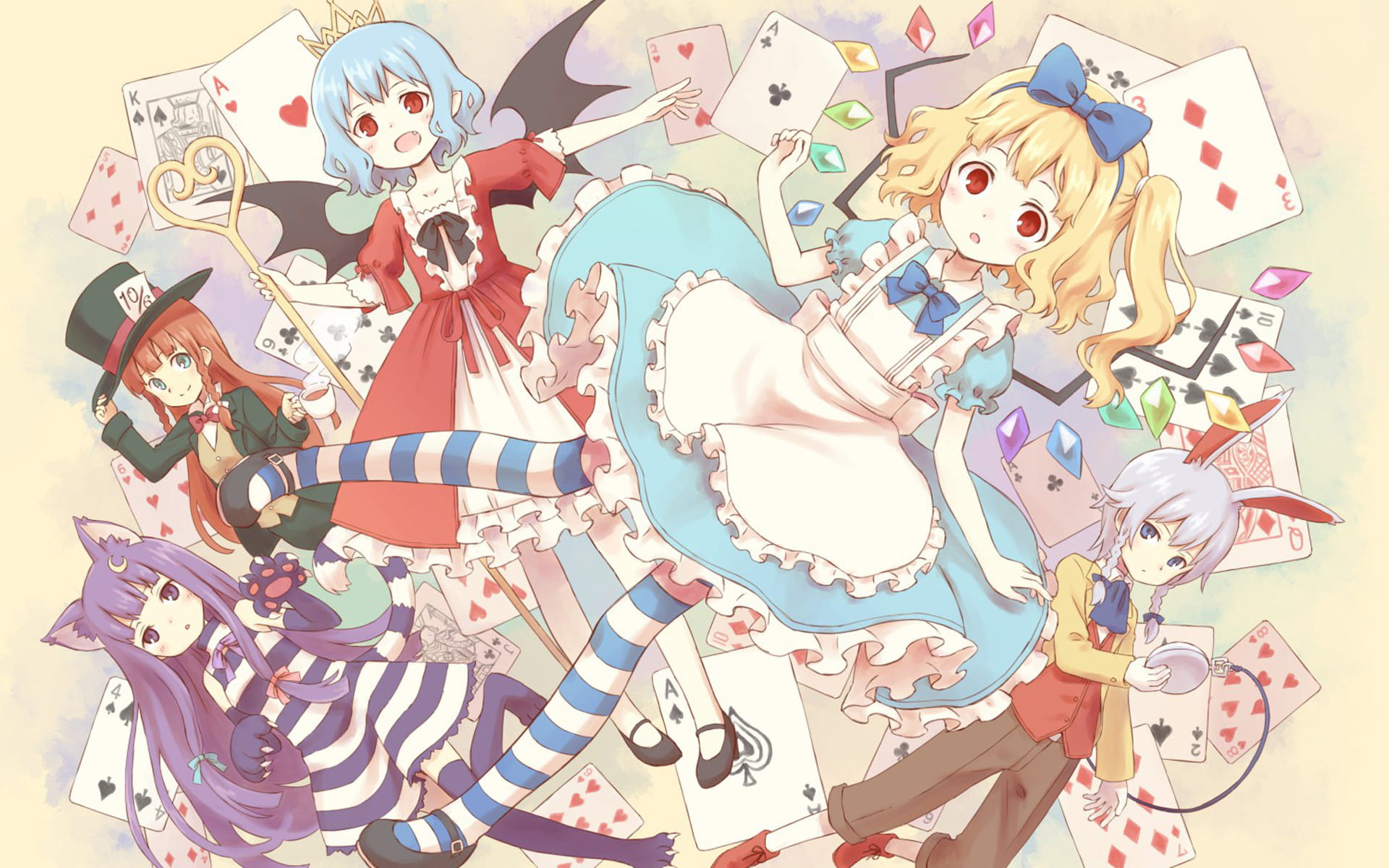 东方Projec 十六夜咲夜 动漫电脑壁纸(1)