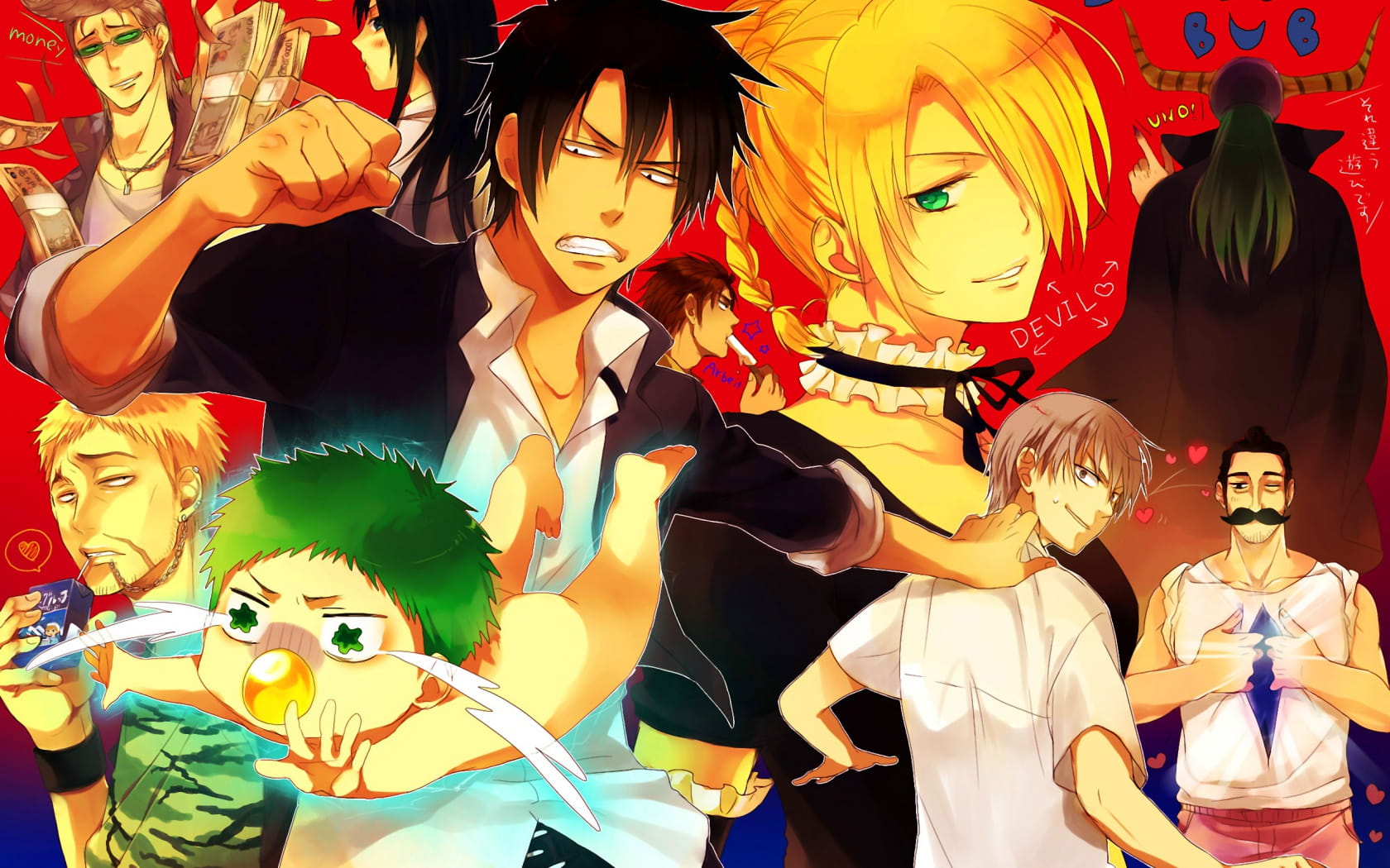 魔王降临 恶魔奶爸动漫电脑壁纸(1)