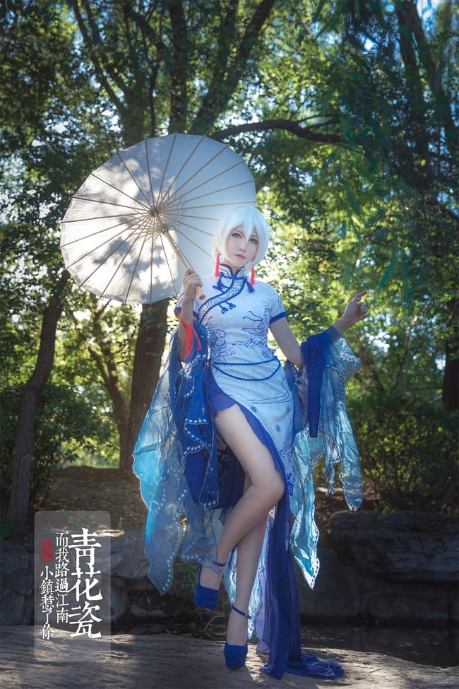 VOCALOID 青花瓷 言和 cosplay(1)